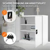 ML-Design Aktenschrank abschließbar, 90x40x90 cm Weiß, Produktbild-Vorschau 4
