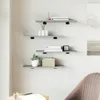 vidaXL Wandregale 4 Stk. Grau Sonoma 60x20x1,5 cm Produktbild-Vorschau 3