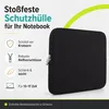 14 Zoll Laptop Tasche Notebooktasche Schwarz Notebook Produktbild-Vorschau 2