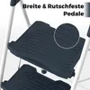 COSTWAY Trittleiter 3 Stufen, Leiter klappbar mit Produktbild-Vorschau 5