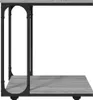 vidaXL Odkládací stolek s kolečky Grey Sonoma 50x35x55,5cm Náhled obrázku produktu 5