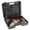 A polyfusion welding machine and its accessories are neatly arranged in an open black carrying case. Produktbild-Vorschau