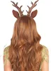 Back view of a person wearing deer antlers and a green leafy costume. Produktbild-Vorschau