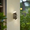 Lindby LED-Wandleuchte Sally, 22 cm, grau, IP54, Sensor Produktbild-Vorschau 3