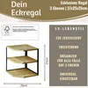 LS-LebenStil Küchenregal Eckregal Holz 27cm Stehendes Produktbild-Vorschau 2