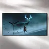 Wanduhr Uhr Wandbild Leinwand Geräuschlos 60x30 junge Frau Produktbild-Vorschau 2