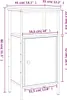 vidaXL Noční stolky 2 ks dub Sonoma 41x31x80 cm výrobek z Náhled obrázku produktu 7