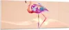 Bilder auf glas - Flamingo Vogel Wasser - 140x50cm - Produktbild-Vorschau 1