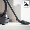 Close-up of a vacuum cleaner on a carpeted floor. Produktbild-Vorschau