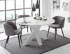 Esstisch weiss matt 110x78 cm Big System Rund Stern 110 Produktbild-Vorschau 3