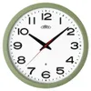 PRIM Insight Wanduhr Kunststoff lautlos Grün 30 cm Produktbild-Vorschau 1