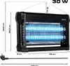 Vayox Lampada insetticida IKL-30W | 4000V | Nero Anteprima dell’immagine prodotto 5