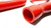 Kit de tuyaux d'eau de refroidissement ROUGE en silicone Voir les images du produit 3