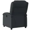 Relaxsessel Echtleder Schwarz 71 x 86,5 x 99,5 cm (B x T x Produktbild-Vorschau 3