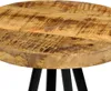 vidaXL Tabouret de bar 4 pcs. Bois massif de manguier Voir les images du produit 4