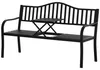 SUGIFT Gartenbank 3-in-2-Sitzer mit ausklappbarem Tisch, Produktbild-Vorschau 3
