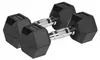 Rebel ACTIVE Rubber-coated cast iron dumbbells 2x7 kg Produktbild-Vorschau 4