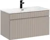 Meblowy zestaw łazienkowy 80cm z umywalką SKY - nowoczesny Podgląd zdjęcia produktu 1