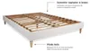 Matratze ACTIVE 130x210cm + Bettgestell mit lattenrost , Produktbild-Vorschau 4