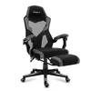 A gaming chair with a footrest is shown against a white background. Náhled obrázku produktu