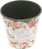 Pflanzgefäß mit Rosendekor für Blumenarrangements und Produktbild-Vorschau 3