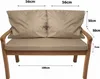 Gartenkissen Set beige – 100x50 + 2x50x56 cm – Für Produktbild-Vorschau 3