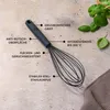 Hoffmann Schneebesen robuster Edelstahlkern Silikon 29 cm Produktbild-Vorschau 5