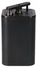 A black 9-volt battery with silver spring connectors and a black plastic connector on top, isolated on a white background. Voir les images du produit