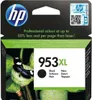 The image shows the packaging of an HP ink cartridge, featuring the HP logo, product details, and a butterfly on a lotus flower. Produktbild-Vorschau