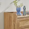 Calicosy - Cassettiera con 3 cassetti e frontali in rattan Anteprima dell’immagine prodotto 3