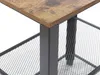 BELIANI Kuchyňský vozík Černá borovice Dřevěná 40x 50 x 86 Náhled obrázku produktu 5
