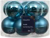 Kerstbal glas d6cm blauw 10st Decoris Productafbeelding-voorbeeld 2