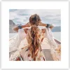 Poster - Poster ohne Rahmen - Frau Boot Rücken - 30x30 cm - Produktbild-Vorschau 1