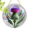 GKA Sonnenfänger Distel bunt 15 cm Buntglas Lichtfänger Produktbild-Vorschau 3
