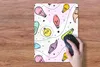 MuchoWow® Mauspad Mousepad Pastell - Regenbogen - Lampe - Produktbild-Vorschau 3