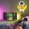 Astronaut neonový nápis pro nástěnné dekorace noční světla Náhled obrázku produktu 7