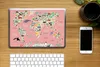 MuchoWow® Laptop Aufkleber Sticker Cover Weltkarte - Kinder Produktbild-Vorschau 2