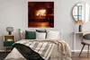 MuchoWow® Poster Kamin mit offener Tür 100x100 cm - Produktbild-Vorschau 4