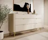 Selsey Oval - Commode à six tiroirs, beige, largeur 172 cm Voir les images du produit 3