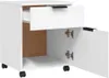 Cartella mobile con rotelle Bianco 45x38x54 cm Materiale a Anteprima dell’immagine prodotto 4