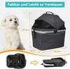 Hundekorb Fahrrad Vorne bis 12kg | Kratzfestes Produktbild-Vorschau 3