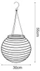 3er Set LED Solar Außen-Hängeleuchte, Lampion weiß, D 30 cm Produktbild-Vorschau 11