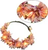 LED-Blumenkrone, Blumenkranz-Haarreif, leuchtender Produktbild-Vorschau 2
