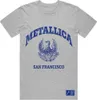 Metallica Uni T-Shirt: College Crest Produktbild-Vorschau 1