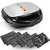 A multi-function sandwich maker with various interchangeable plates shown separately. Anteprima dell’immagine prodotto