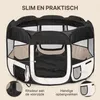 IvoQ Opvouwbare Puppyren met Dak – 114 x 114 x 58 cm – Productafbeelding-voorbeeld 4