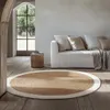 Tapis ronds en jute Mrcarpet Nature/Blanc avec marque de Voir les images du produit 4