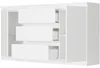 Komoda 140 cm zásuvky dveře skříňka FRAMIRE R-140-S3 bílá Náhled obrázku produktu 6