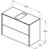 IDEAL STANDARD T3947Y5 WT-Unterschrank Conca, 2 Auszüge, Produktbild-Vorschau 2