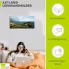 ARTland Leinwandbild Schottische Landschaft Größe: 100x50 Produktbild-Vorschau 2
